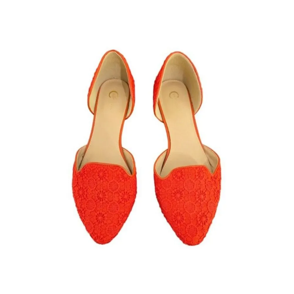 C'est Slides 43991425 Women 9 Wide Orange